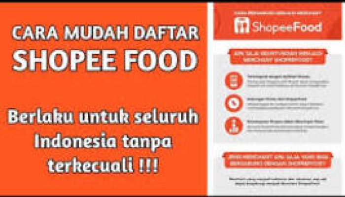 Syarat dan Cara Daftar Shopee Food untuk Merchant dan Driver